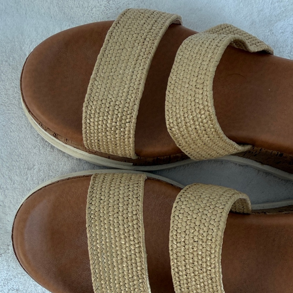 Steve Madden Bandi Espadrille Platform Sandal | Natural Raffia | Size 8.5 - Picture 11 of 16
